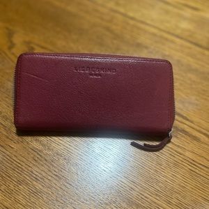 Liebeskind wallet wine red